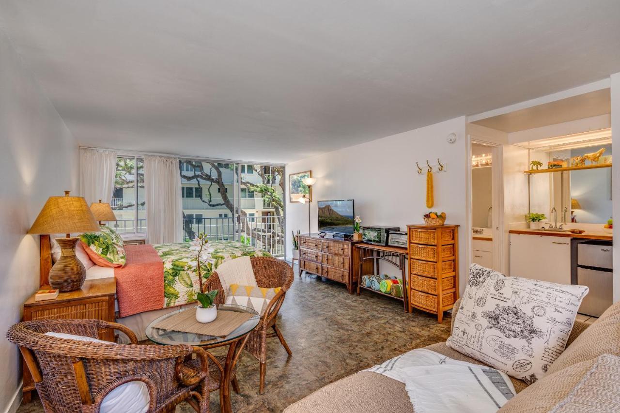 @ Marbella Lane - Breezy Studio@Diamond Head Beach Hotel Honolulu Bagian luar foto